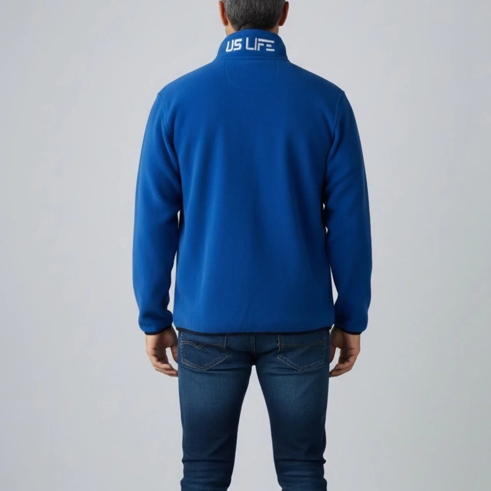 - NWT - US Life Men’s 1/4 Zip Pullover Fleece Sweater Size L